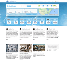 La platform mondiale de rservation d'avions priv